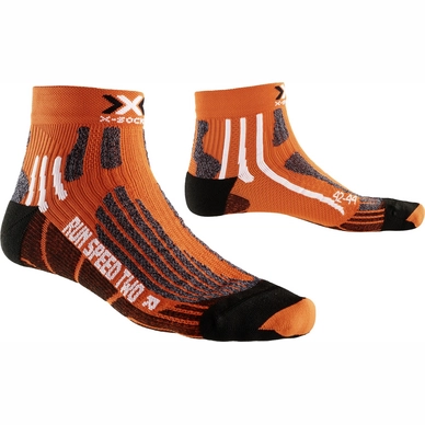 Hardloopsokken X-Socks Speed Two Orange/Black