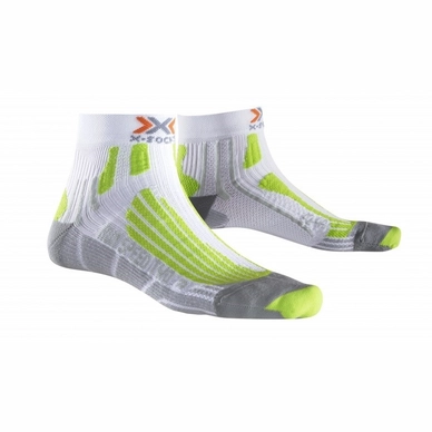 Hardloopsokken X-Socks Speed Two White/Lime Green