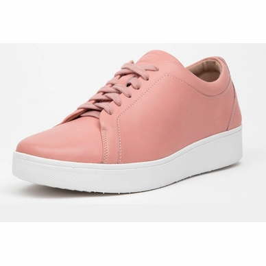 FitFlop Women Rally Sneaker Leather Rose Pink