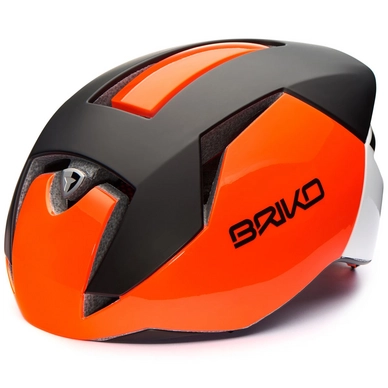 Fietshelm Briko Gass Black Orange White