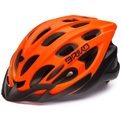 Fietshelm Briko Quarter Matt Orange Fl