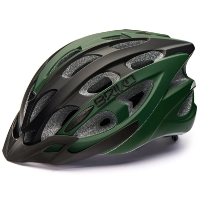 Fietshelm Briko Quarter Green Dark Black