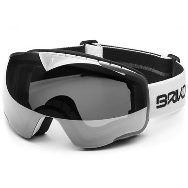 Skibril Briko Kaba Matt White Silver Mirror