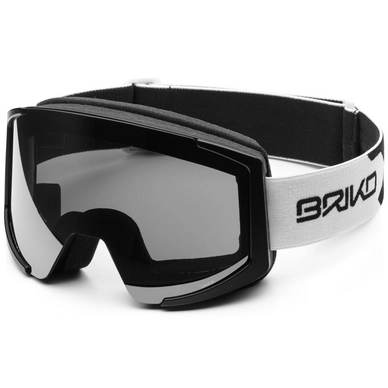 Skibril Briko Lava XL OTG Matt White Black Silver Mirror