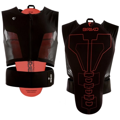 Backprotector Briko Armon Spine Black-Orange Fluo