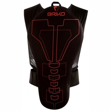 Backprotector Briko Armon Spine Black-Orange Fluo
