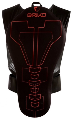 Backprotector Briko Armon Spine Black-Orange Fluo Junior