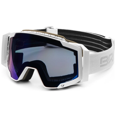 Skibril Briko Magmatica 7.6 OTG Matt White Blue Mirror