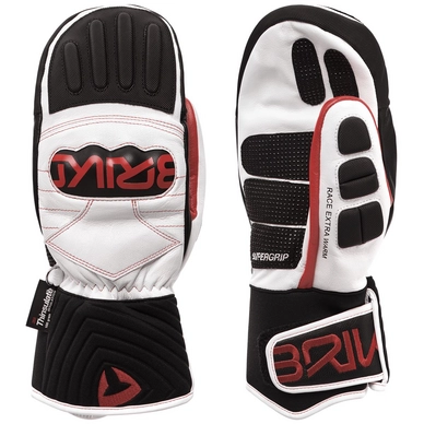 Want Briko Gara Mitt Extra Warm White Red Black