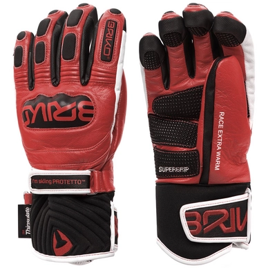 Handschoen Briko Gara Junior Extra Warm Red White Black