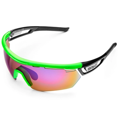 Zonnebril Briko Cyclope 2 Lenses Green Black White Purple