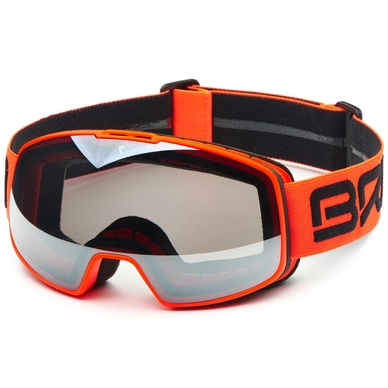 Skibril Briko Nyira Matt Fluo Orange Black Silver Mirror