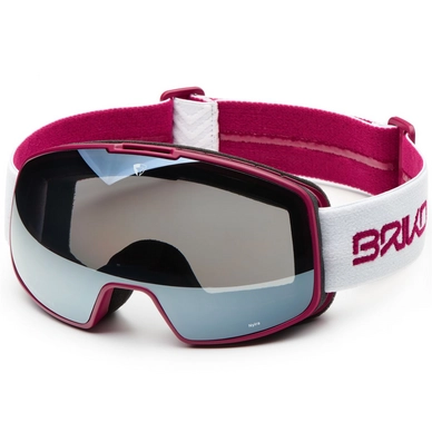 Skibril Briko Nyira Matt Violet White Silver Mirror