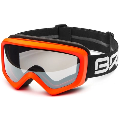 Skibril Briko Geyser Matt Fluo Orange Silver Mirror