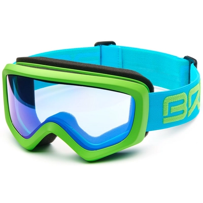 Skibril Briko Geyser Matt Green Blue Mirror