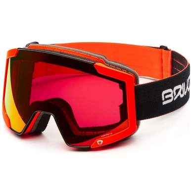 Skibril Briko Lava Fis 7.6 Matt Black Orange Red Mirror