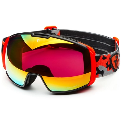 Skibril Briko Nyira Free Fighter 7.6 Matt Orange Camo Red Mirror