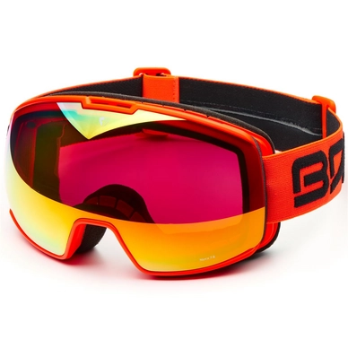 Ski Goggles Briko Nyira 7.6 Matte Orange Red Mirror