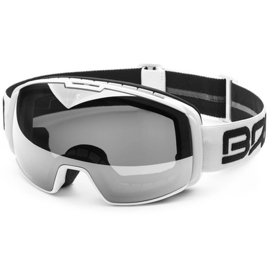 Ski Goggles Briko Nyira Free Fighter 7.6 OTG Matte White Silver Mirror