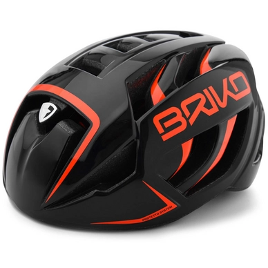 Fietshelm Briko Ventus Fluid Inside Black Orange Fluo