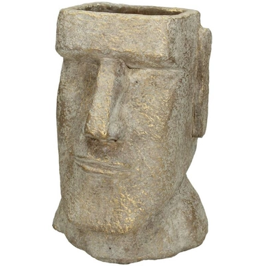 Bloempot HD Living Head Gold 15 x 15,5 x 23 cm