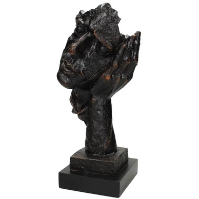 Ornament HD Living Face Black 13 x 15,5 cm