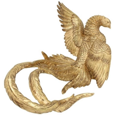 Ornament HD Living Long Tail Chicken Gold 39,6 x 68,3 cm