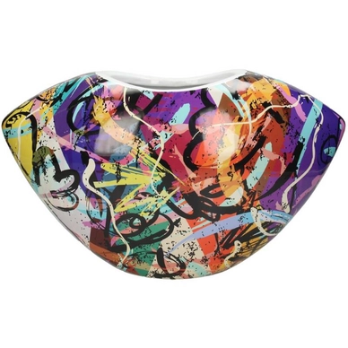 Bloempot HD Living Graffiti Multi 13,5 x 31,5 x 20 cm