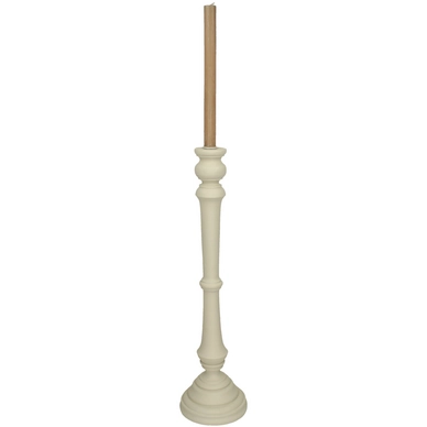 Kandelaar HD Living Ivory 15 x 15 x 55 cm