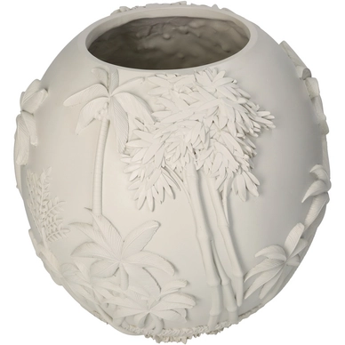 Bloempot HD Living Palmtree Beige 26 x 26 x 25 cm