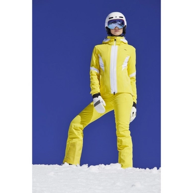 Ski Jas KJUS Women Laina Jacket White Atlanta Blue