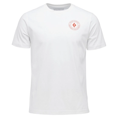 T-Shirt Black Diamond Men SS Circle Logo Tee White