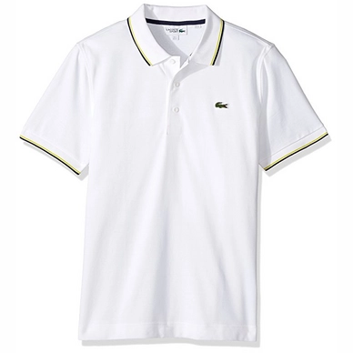 Lacoste Polo Classic Fit White Buttercup-Apricot