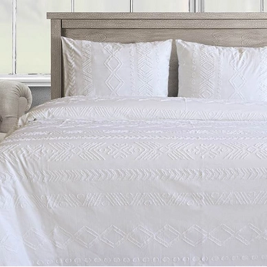 Dekbedovertrek Yellow Candida White Perkal