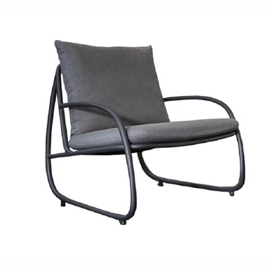 Loungestoel Yoi Youkou Black Flanelle Grey