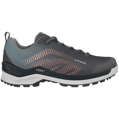 Wandelschoen Lowa Women Zirrox GTX Lo Steelblue Mandarin
