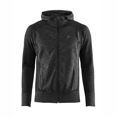 Jas Craft Men Breakaway Fuseknit Hood Black Melange