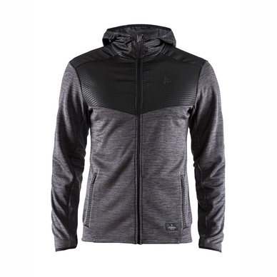 Jas Craft Men Breakaway Jersey Hood Black Melange
