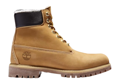Stiefel Timberland Men 6 inch Premium Fur Lined Wheat