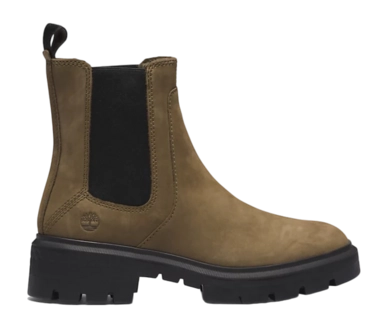Boots Timberland Women Cortina Valley Chelsea Olive Nubuck Military Olive