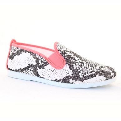Slipper Flossy Baza Snakeskin Neon Rosa