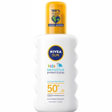 Sonnenschutz Nivea Sun Protect & Sensitive Spray Factor 50 Kinder