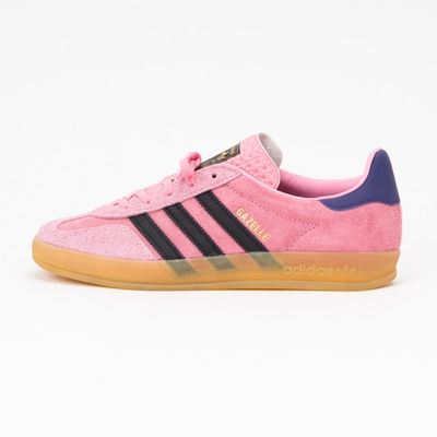 adidas Unisex Gazelle Indoor Bliss Pink Core Black Collegiate Purple