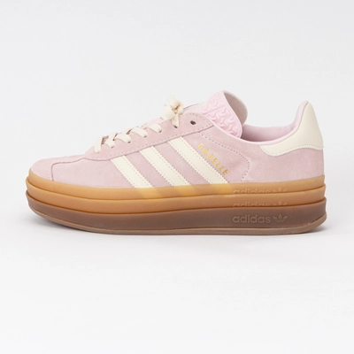adidas Women Gazelle Bold Clear Pink / Cream White / Gold Metallic