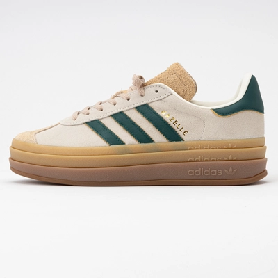 Adidas Women Gazelle Bold Cream White / Collegiate Green / Magic Beige