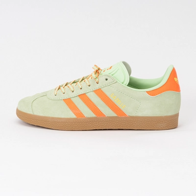 Trainers Adidas Women Gazelle Semi Green Spark / Solar Orange / Gum 3