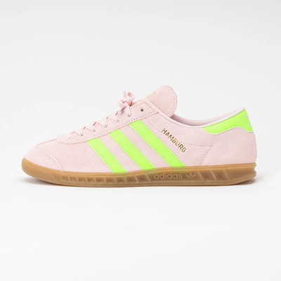 adidas Women Hamburg Clear Pink / Solar Green / Gold Metallic