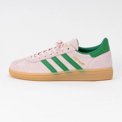 Baskets Adidas Women Handball Spezial Clear Pink / Green / Gold Metallic