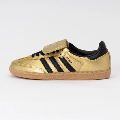 adidas Women Samba LT Gold Metallic / Core Black / Gum 3