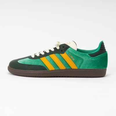 Trainers Adidas Women Samba OG Court Green / Preloved Yellow / Collegiate Green